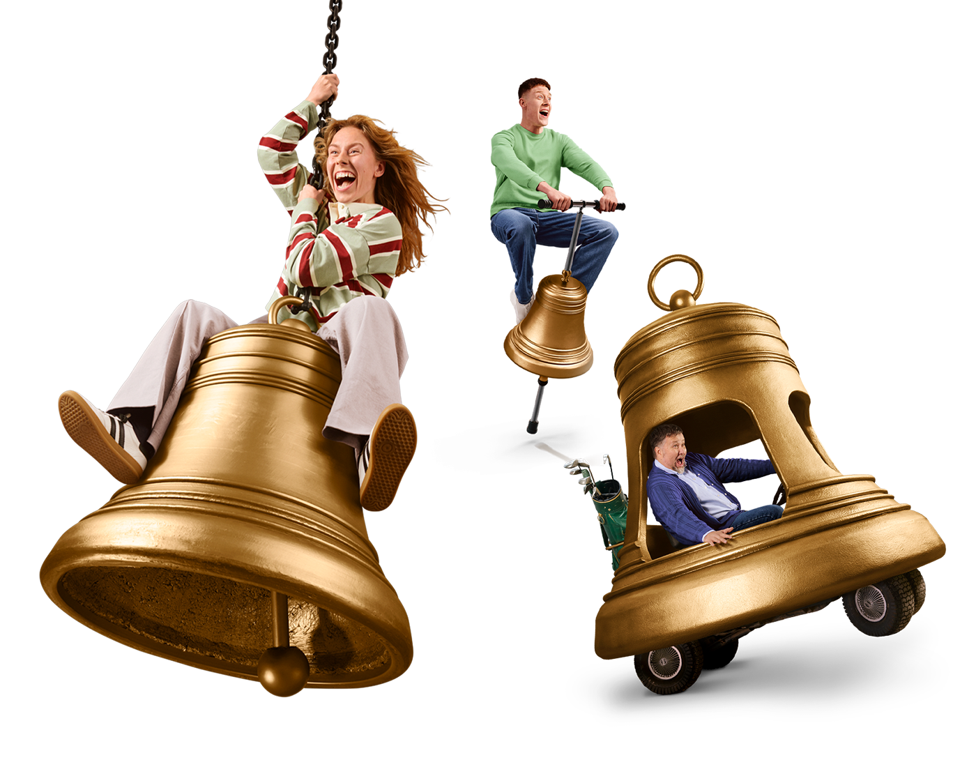 AJ Bell range of TV characters