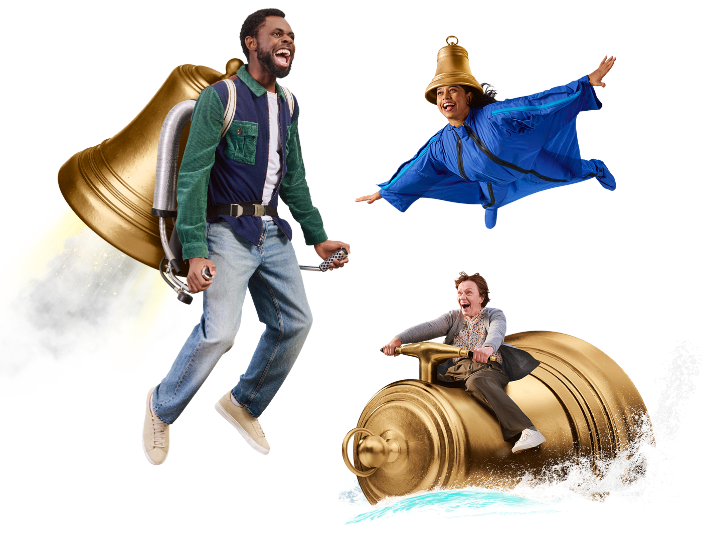 AJ Bell range of TV characters