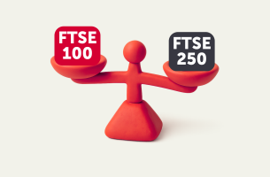FTSE 100 vs 250 image
